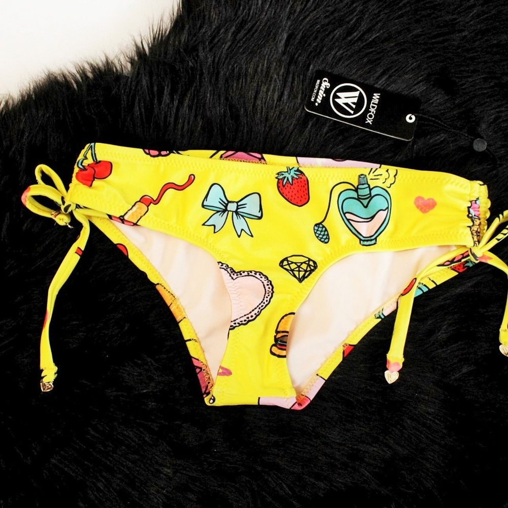 Wildfox Emoji Print Boy Short Bottoms